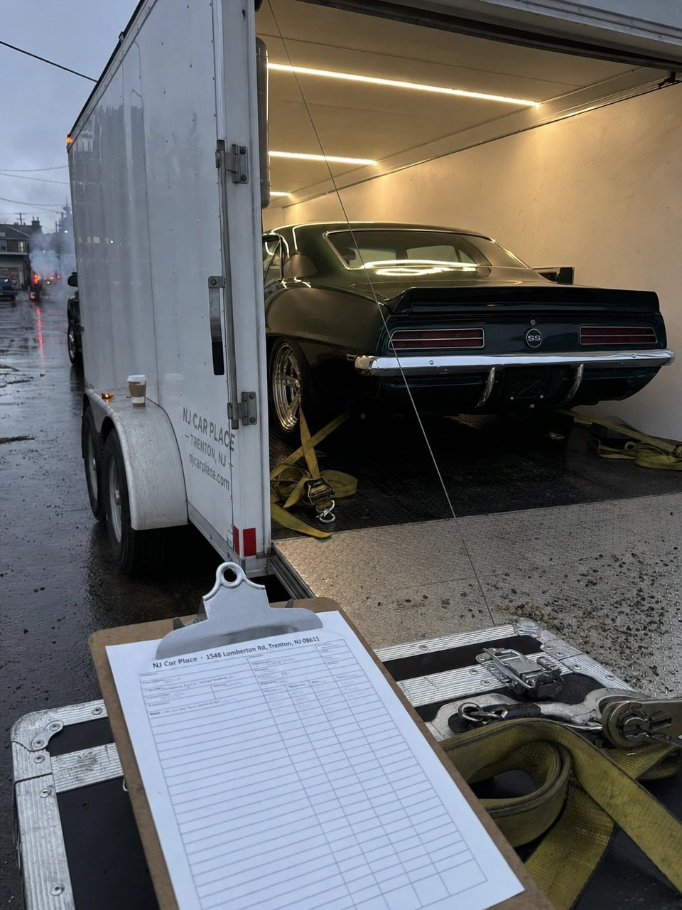 NJ Car Place enclosed trailer transport, Trenton NJ